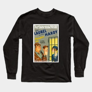 Laurel & Hardy - Pardon Us Long Sleeve T-Shirt